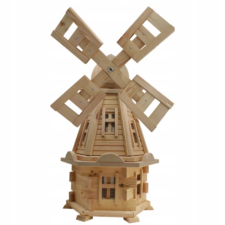 Moara de vant pentru gradina, Koniuszek Ogrody, Lemn, 85cm