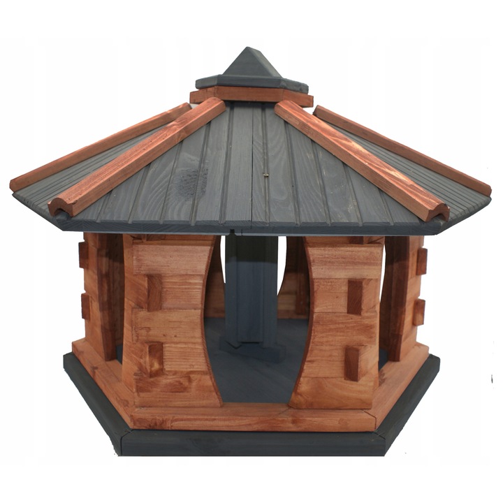 Cusca pentru pasari, Koniuszek Ogrody, Lemn, Maro