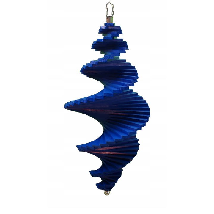 Moara de vant gradina, Koniuszek Ogrody, Lemn, 80x33 cm, Albastru