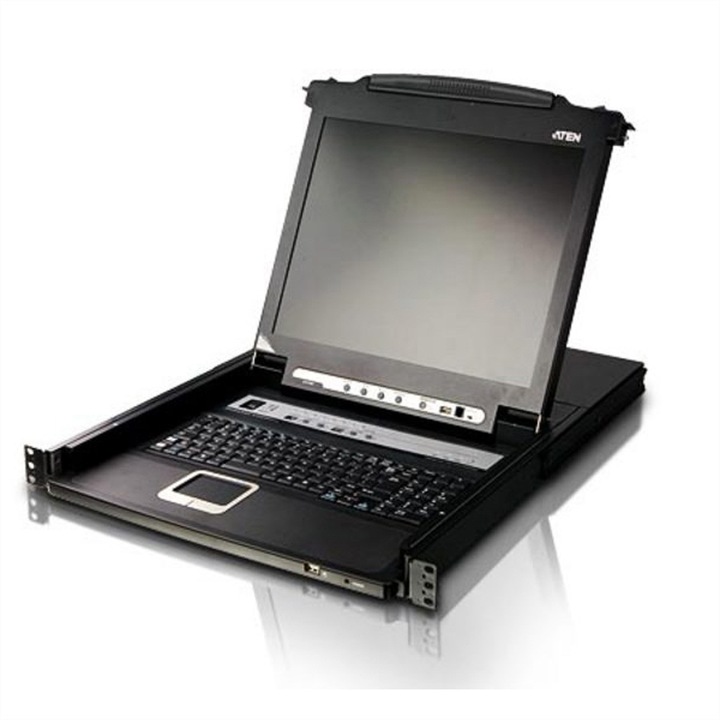 Comutator KVM, ATEN, LCD, USB-PS/2, VGA