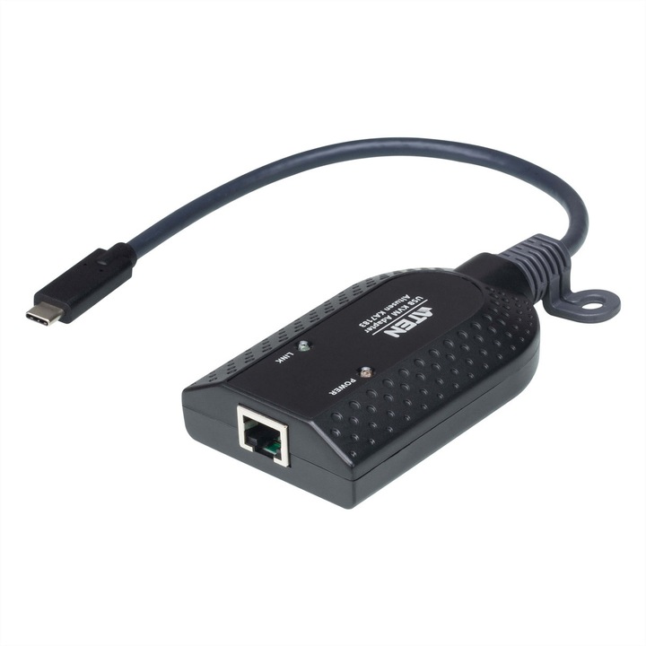 Aten KVM adapter, USB-C, fekete