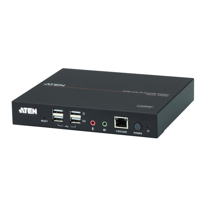 Consola KVM IP Aten KA8280, HDMI, Negru