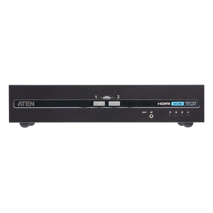 Switch KVM Aten CS1142H4, 2 porturi, 4K, HDMI, Negru
