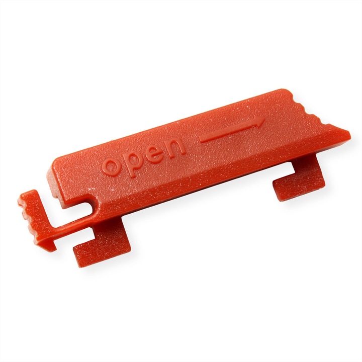 Set 12 cleme de montare pentru prize C13, BACHMANN, PDU, Rosu