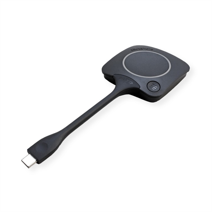 Бутон за конференция, Barco, пластмаса, черен, USB-C