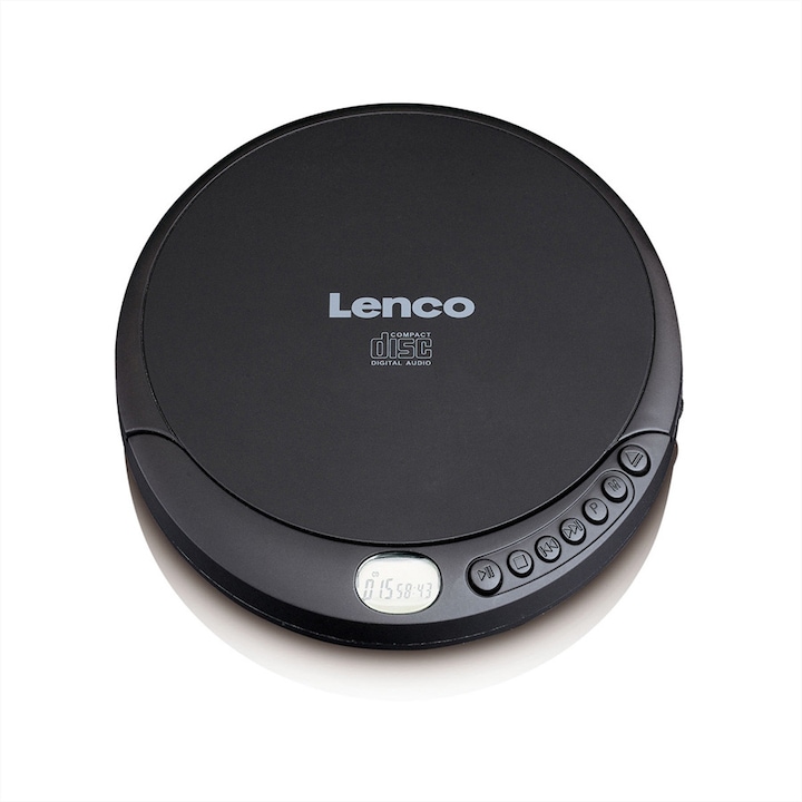 CD player portabil, Lenco, Negru