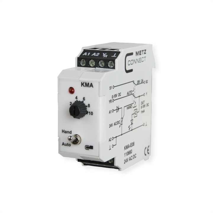 Releu analogic, Metz Connect, Alb/Negru