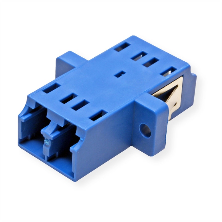 Conector fibra optica, Divers, LC/LC Duplex, Albastru