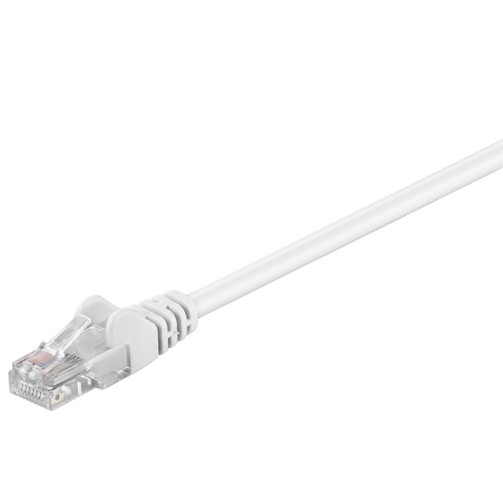 Кабел CAT5e, U/UTP, RJ45, 50m, Бял