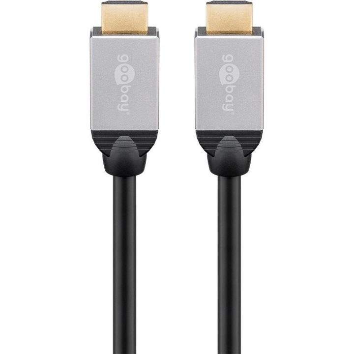 Goobay 75053 HDMI - HDMI kábel 1m - Fekete/Szürke (75053)