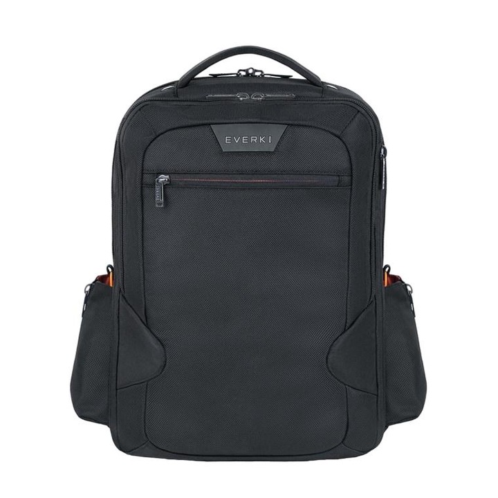 Rucsac pentru laptop, Materiale reciclate, 15", Negru