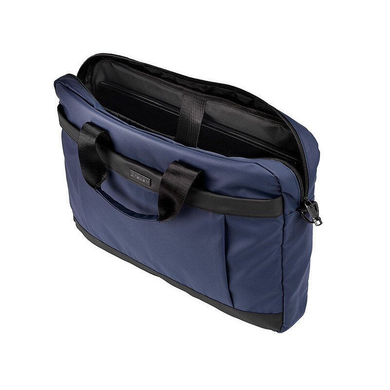 Geanta laptop, Tracer, Poliester, Compartimentat, 15.6", Albastru