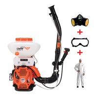 Atomizor Ruris A103S, 3 CP, 44 CC,pompa booster, motor TEZ, 2 timpi, 16 l capacitate rezervor solutie, benzina, 4 trepte pulverizare + kit de protectie