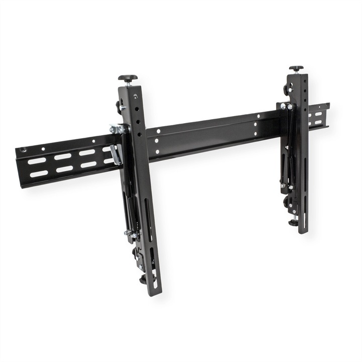 Стойка за телевизор Roline, 2 опори, капацитет 50 кг, черна