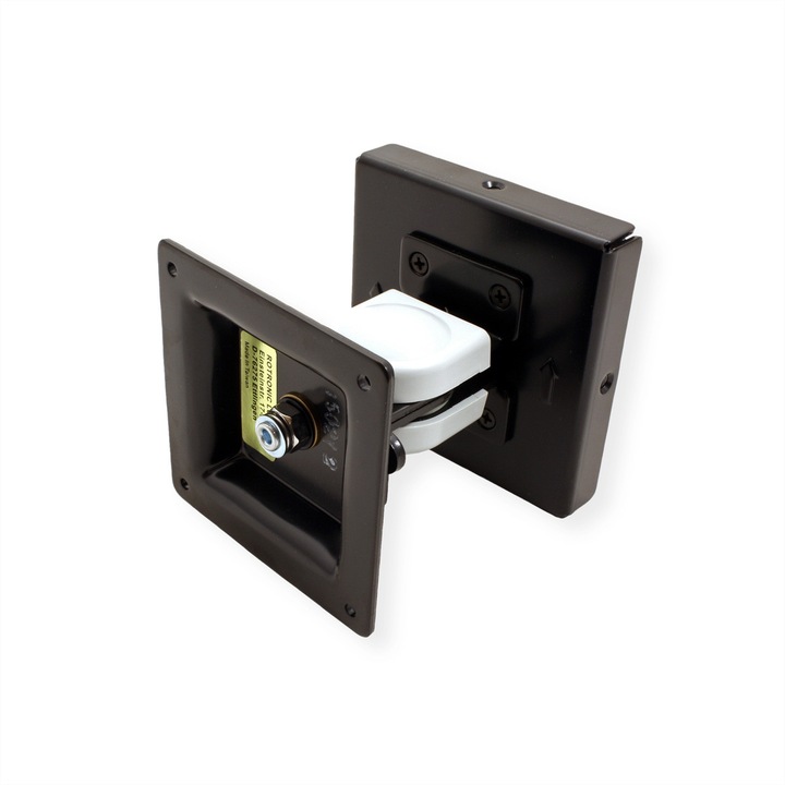 Стойка за LCD/телевизор, Roline, Метал, Гъвкав, 1 точка на въртене, Черен