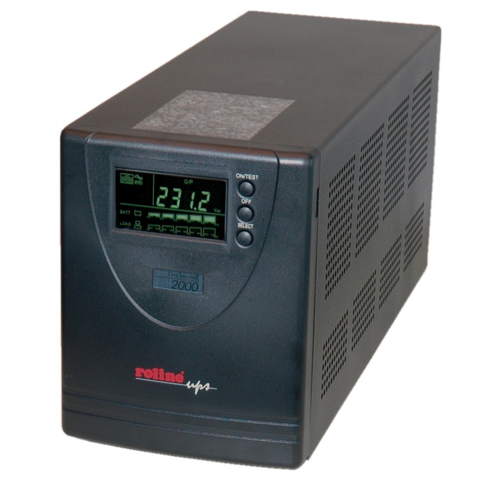 UPS, Roline, LineSecure II 2000, Negru