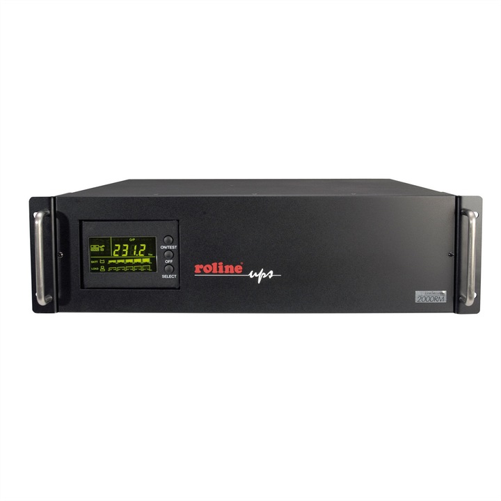 UPS, Roline, LineSecure II 2000, Rack 19", Negru