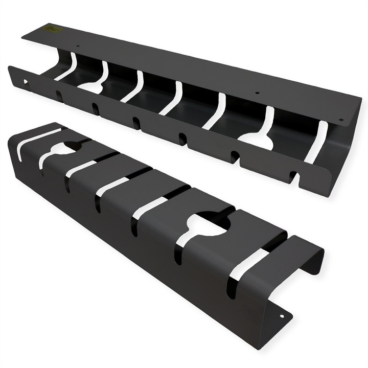 Кабелна опора Roline, Метална, 530x110x80 мм, Черен