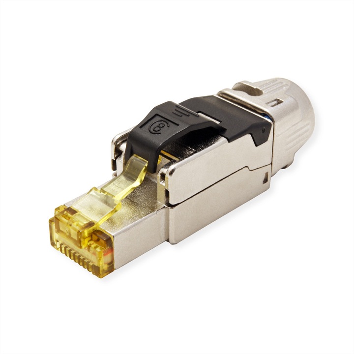 Conector de camp ROLINE RJ45, categoria 8 (clasa I), Argintiu