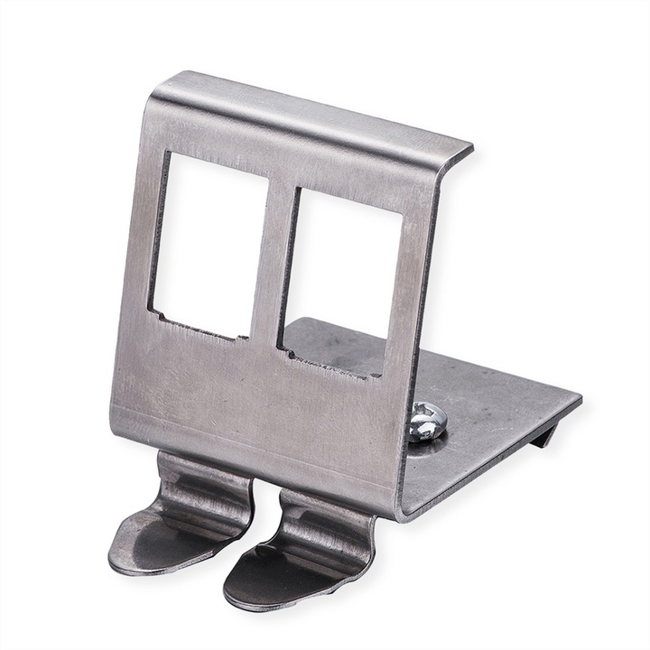 Adaptor sina DIN ROLINE, gol, pentru 2 chei de bolta, Gri