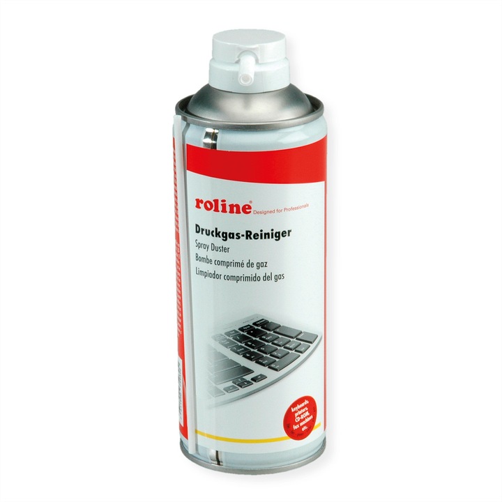 Spray curatare tastatura, Roline, 400 ml