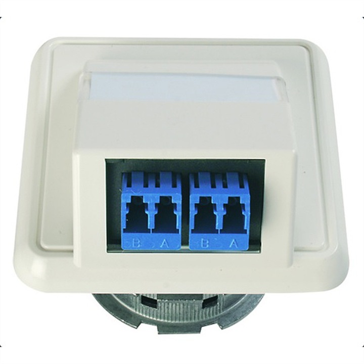 Cutie conexiuni fibra optica, Telegartner, Plastic, Alb