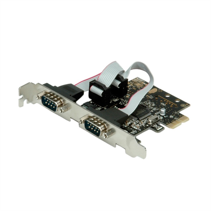 Card PCI-Express, VALUE, Serial RS232, D-Sub 9, 2 Porturi