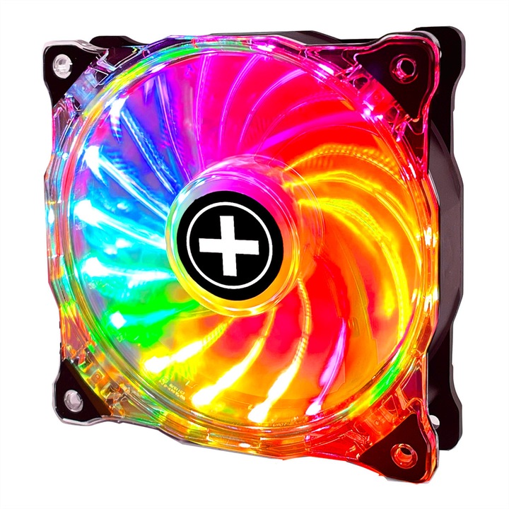Hűtőventilátor, Xilence, Műanyag, 120 mm, Többszínű