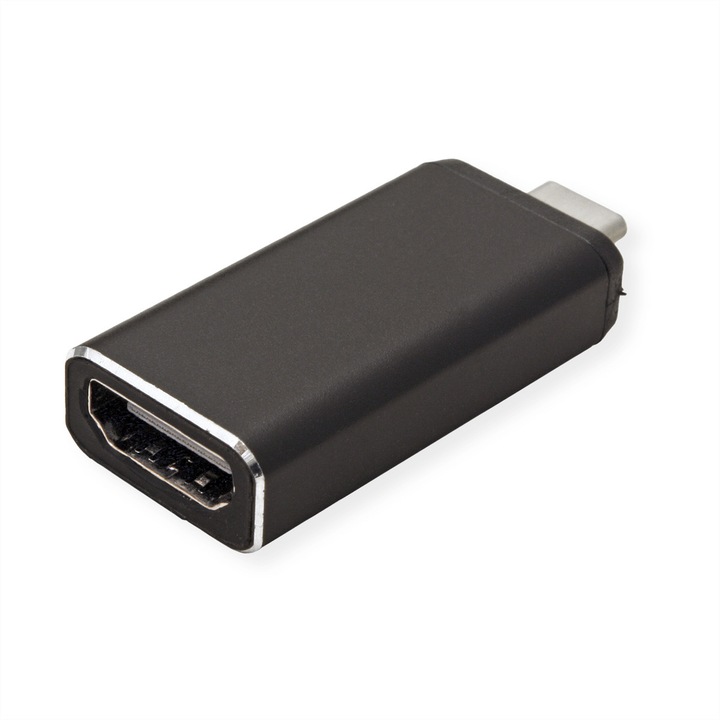Adaptor Value, USB-C/HDMI, 4K, Negru