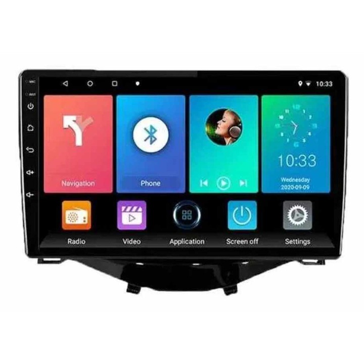 Мултимедия с навигация ZT1 за Toyota AYGO/Citroen C1/Peugeot 108 2016- 2020 Android 13, 1GB, 16GB