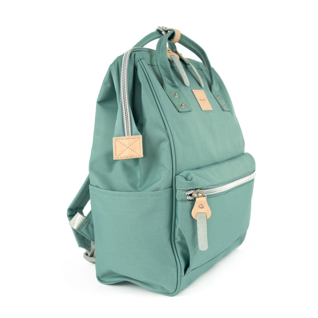 Rucsac, Himawari, port USB, Poliester, Verde, M