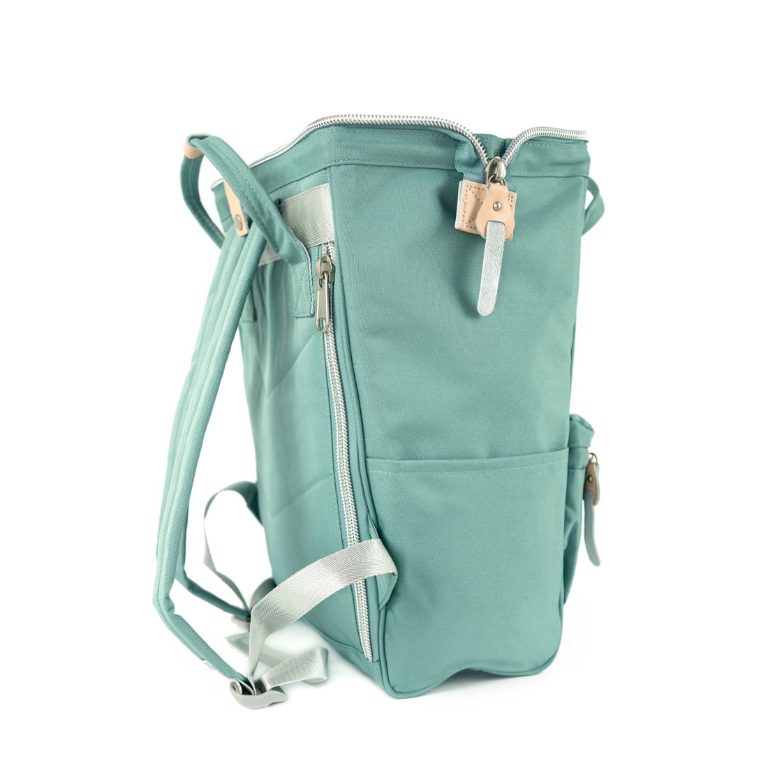 Rucsac, Himawari, port USB, Poliester, Verde, M