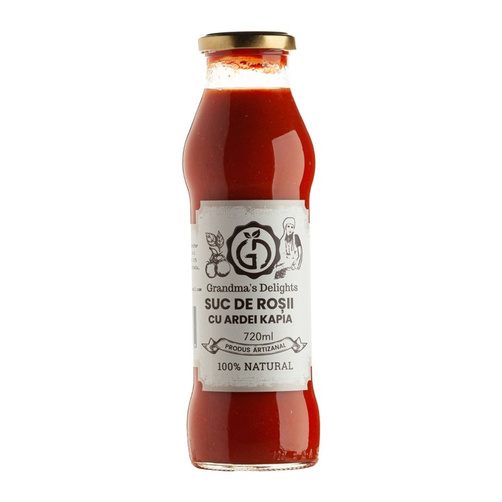 Paradicsomlé Kapia paprikával, Grandma`s Delights, 720 ml