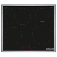 Plita cu inductie, BOSCH, PIF645HB1E Serie 6, 4 zone de gatit, DirectSelect, ReStart, QuickStart, 60 cm, Negru