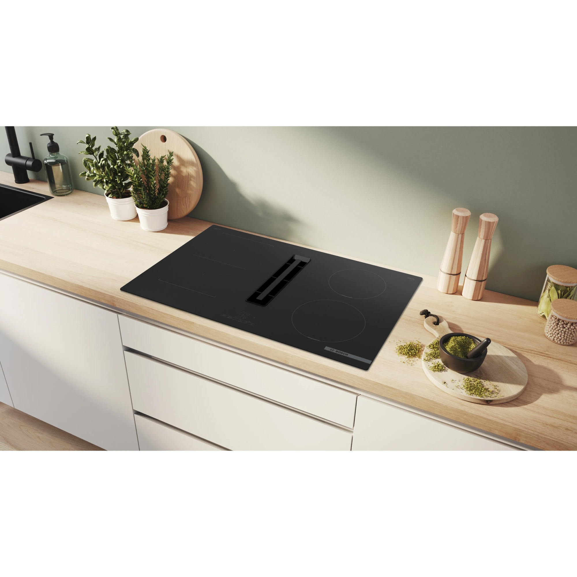 Plita incorporabila Bosch PVS811B16E, Inductie, 4 zone de gatit