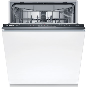 Masina de spalat vase incorporabila Bosch SMV25EX02E, 13 seturi, 5 programe, InfoLight, SilentPower Drive, DosageAssist, Sertar Rackmatic, EcoSilence Drive, Program pentru pahare, Home Connect, 60 cm, Clasa E