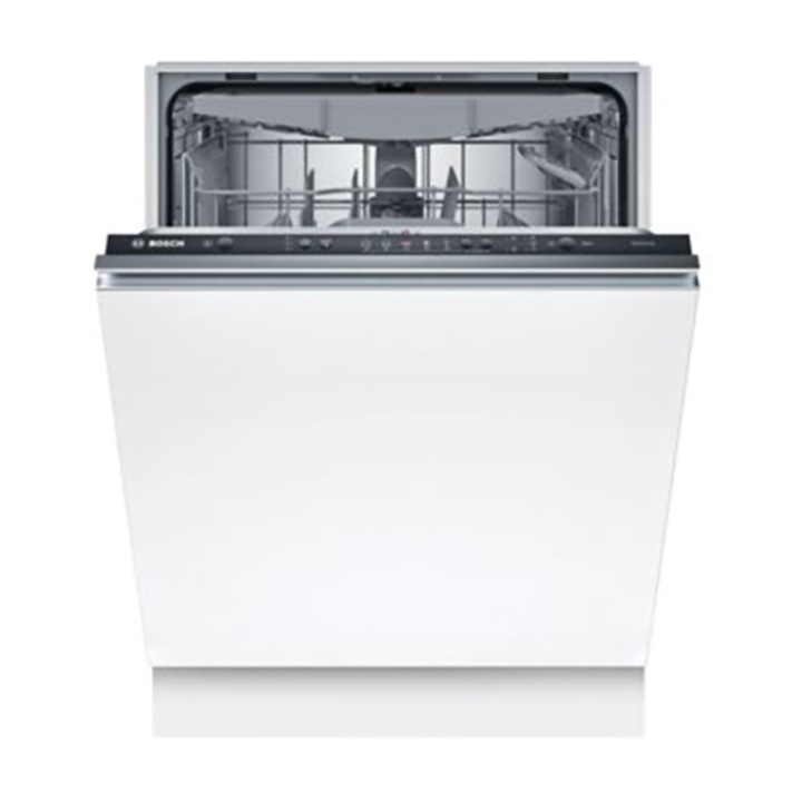 BOSCH SMV25EX02E Serie2 Teljesen integrálható mosogatógép, 13 teríték, EcoSilence Drive, AquaSensor, 60 cm, E energiaosztály, Fehér