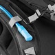 Раница SLX 20, Ronic X, 20 литра, отделение за лаптоп 15,6", мрежести странични джобове, колан за кръста и гърдите, включено водоустойчиво покритие, идеална за ежедневна употреба и кратки пътувания, 31 x 48 x 20 cm, унисекс, черна