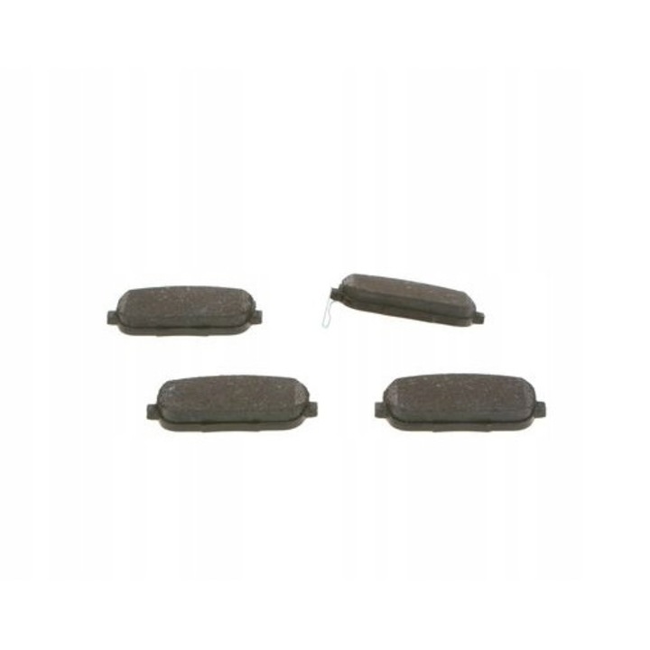 Bosch fékbetétek, Low-Metallic, 14x99,3x45mm, akusztikus érzékelővel, ECE-R90
