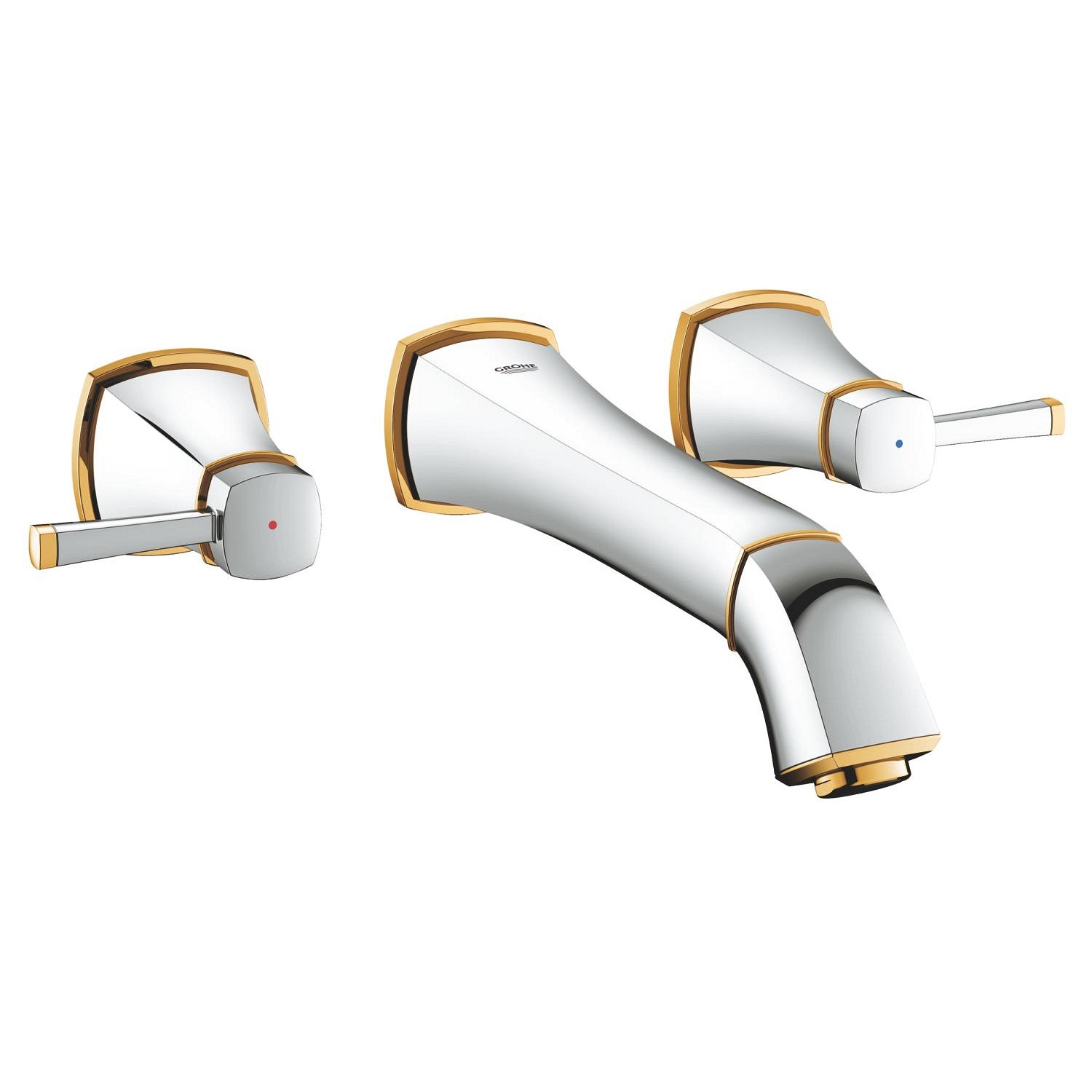 Смесител за мивка GROHE, 1/2'', стенен, L, 234 mm, изисква кран, хром ...