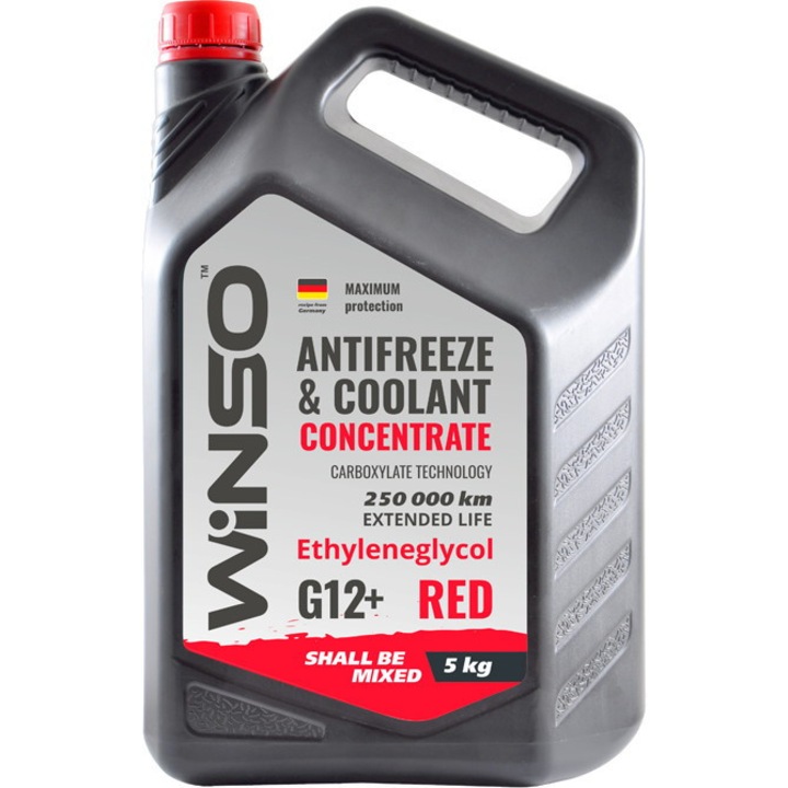Antigel concentrat Rosu Winso Red G12+ 5L