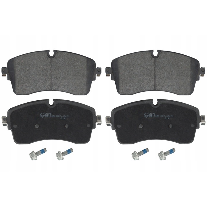 Комплект 4 накладки, FEBI BILSTEIN, черни, 116263