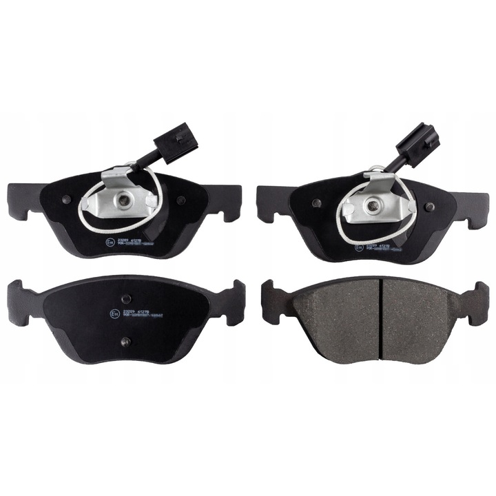 Fékbetétek FEBI BILSTEIN 16244, ECE R90 jóváhagyott, 156,4x155,1x58,9 mm, első tengely