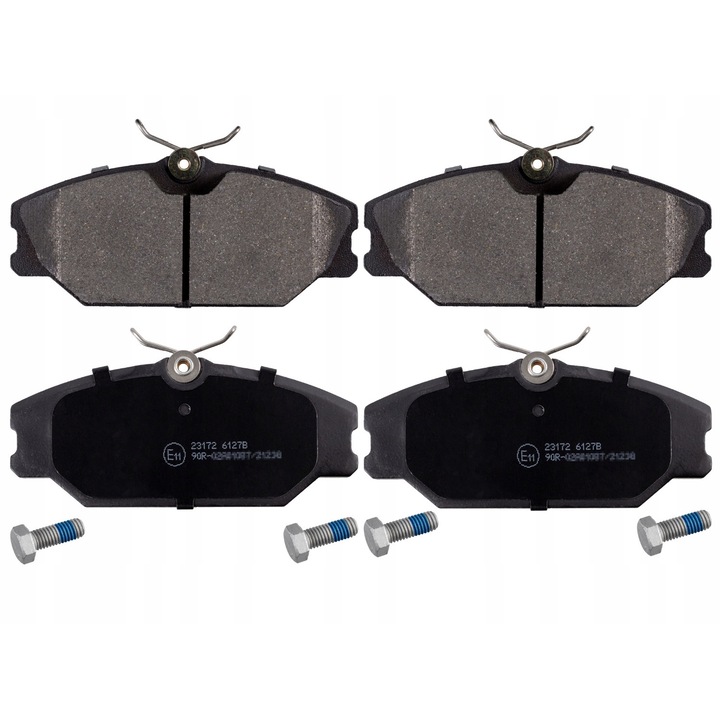 4 db-os fékbetét készlet, FEBI BILSTEIN, 16429, Fekete