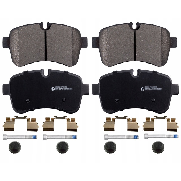 Fékbetétek FEBI BILSTEIN 16937, ECE R90, Brembo, 20,5 mm vastag, 73,0 mm széles, hátsó tengelyhez