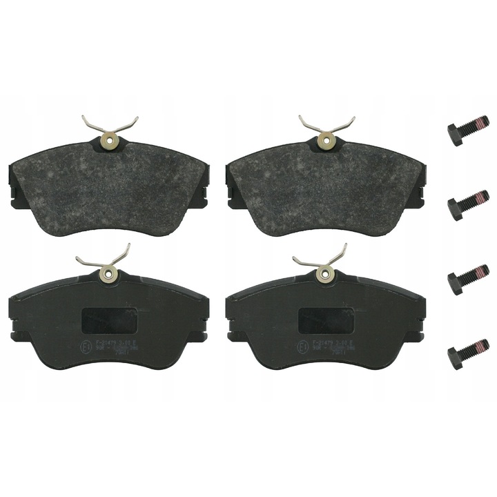 4 db-os fékbetét készlet, FEBI BILSTEIN, 16304, Fekete