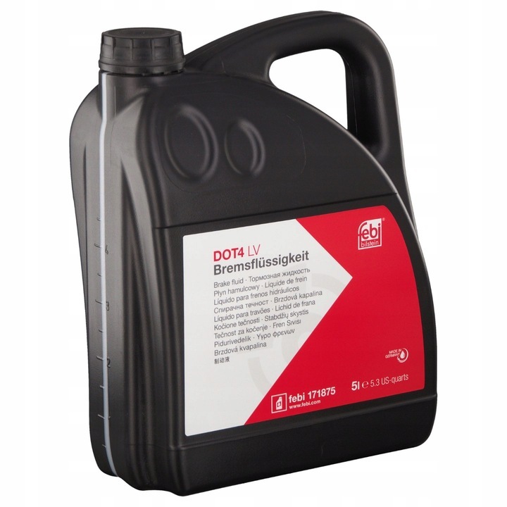 Спирачна течност, FEBI BILSTEIN, 171875, DOT4, 5л