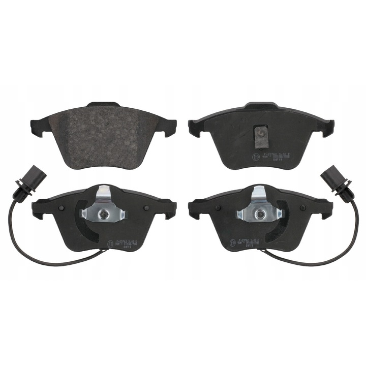 Fékbetétek, Febi Bilstein, fekete, 16455