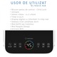 Dezumidificator Turbionaire SENSO N12 WiFi ION, 12 l/24h, Purificare prin Ionizare, Silentios, Rezervor 2l, Uscare Rufe, Control Touch, Sleep Mode, Indicator luminos LED umiditate, Timer