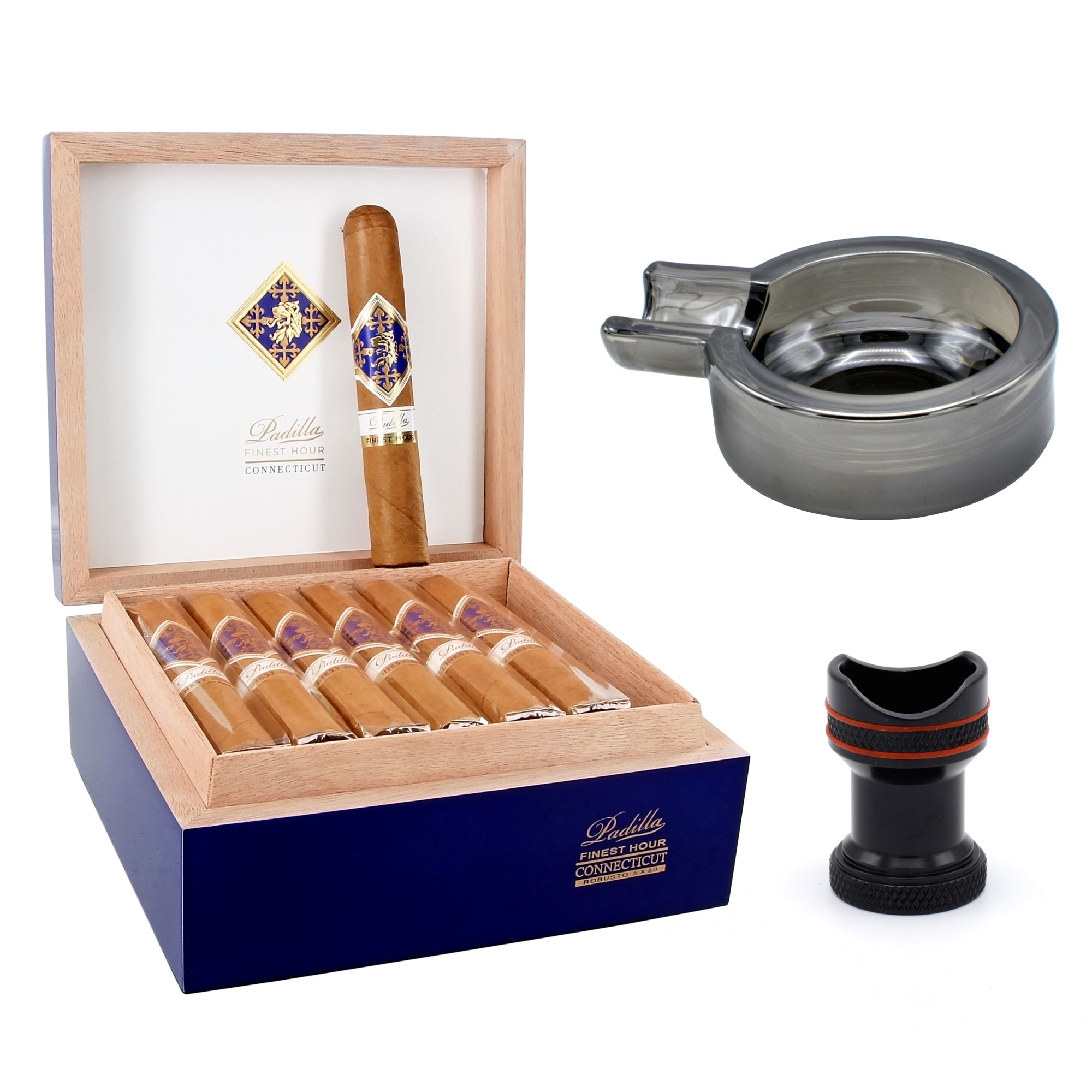 Set Trabucuri Padilla, Finest Hour, Connecticut Robusto, cutie 20 ...